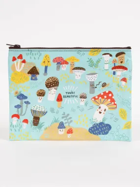 Cute Lil' Mushroom Zipper Pouch