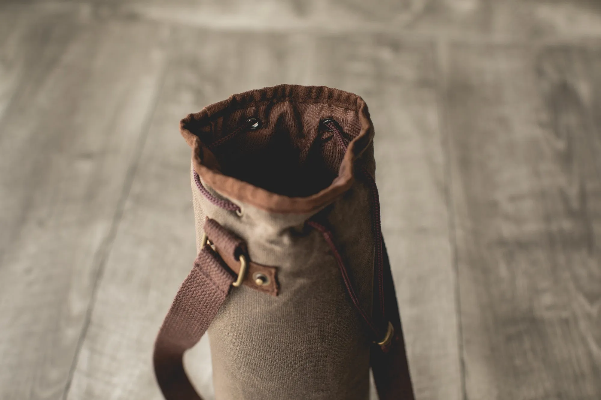 Detroit Lions - Waxed Canvas Wine Tote