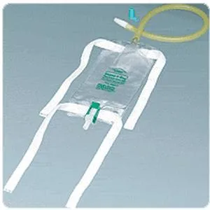 Dispoz-a-Bag Leg Bag with Flip-Flo Valve & 18" Extension Tubing, 32 oz.