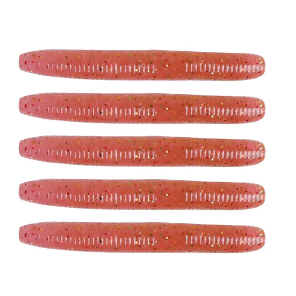 Dr.Fish 15pcs Ice Fishing Soft Worms 1.96''