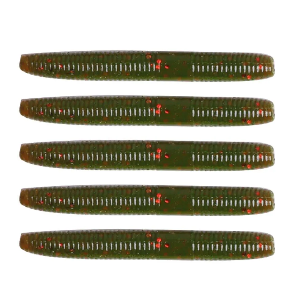 Dr.Fish 15pcs Ice Fishing Soft Worms 1.96''