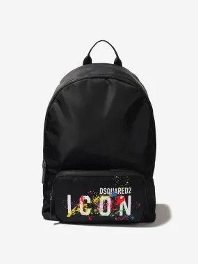 Dsquared2 Kids Icon Paint Splatter Backpack