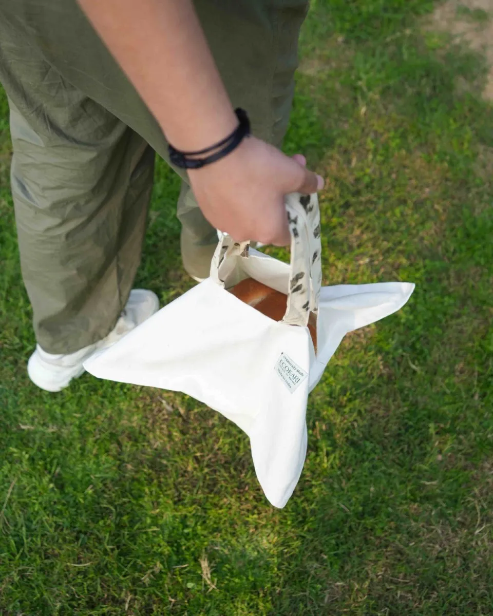 Eco-Printed Carry on Tote Bag