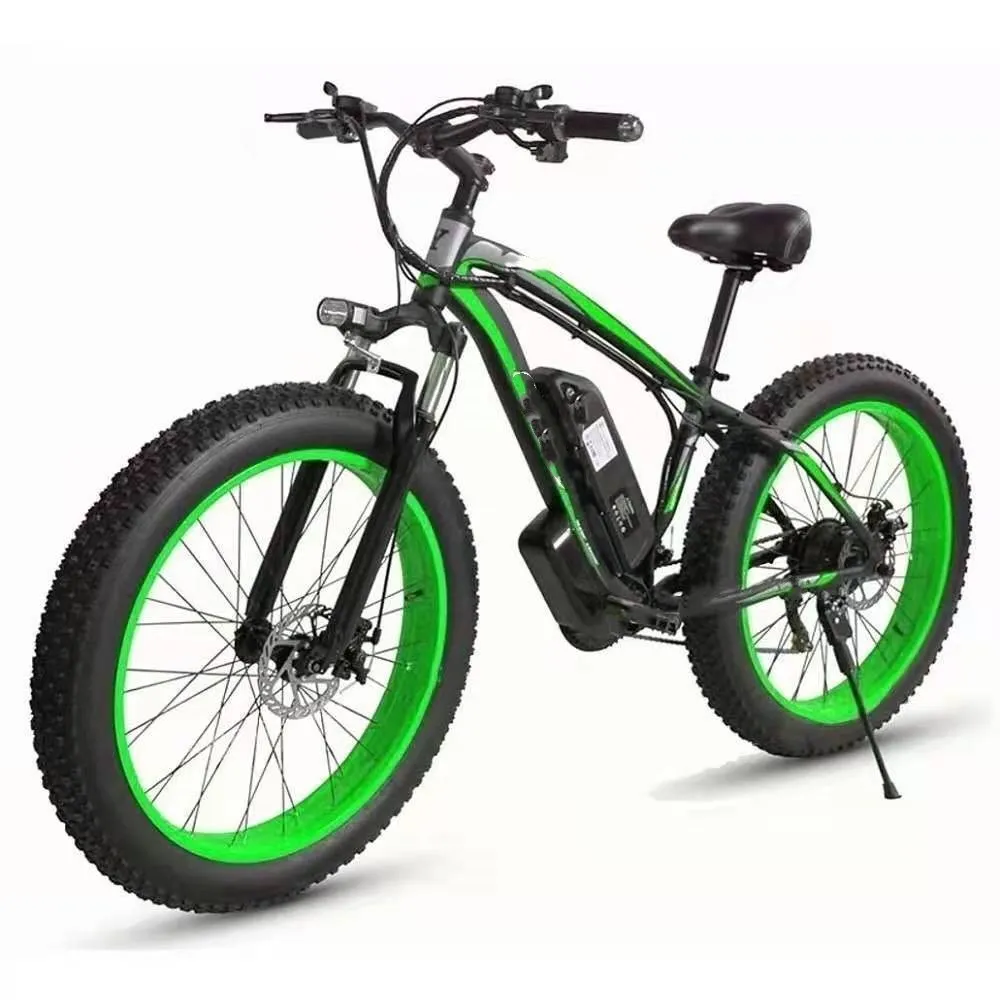 Electric Bicycle Lithium Tram Snow Electric Mountain Bike 21 Speed E-bike