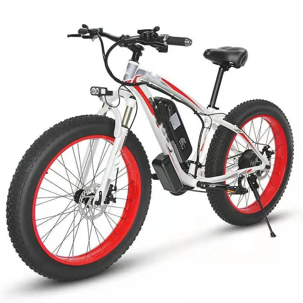 Electric Bicycle Lithium Tram Snow Electric Mountain Bike 21 Speed E-bike