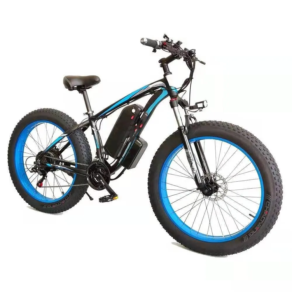 Electric Bicycle Lithium Tram Snow Electric Mountain Bike 21 Speed E-bike