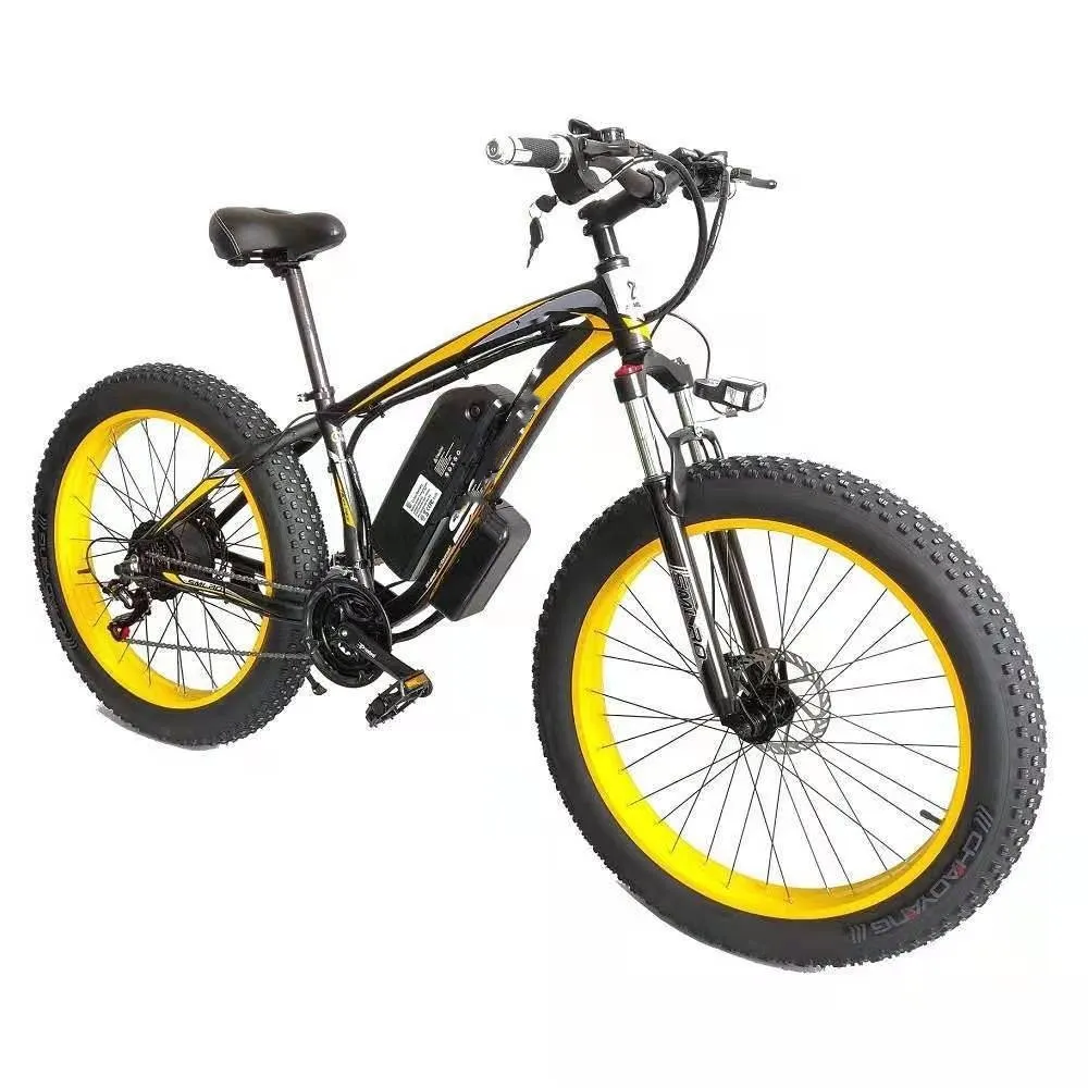 Electric Bicycle Lithium Tram Snow Electric Mountain Bike 21 Speed E-bike