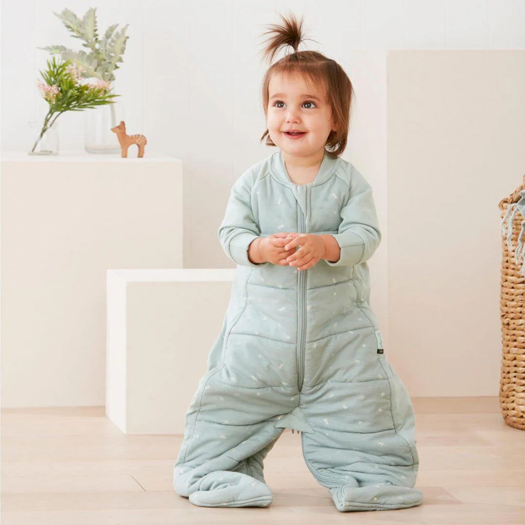 ergoPouch Organic Long Sleeved Sleepsuit Bag - Sage - TOG 3.5