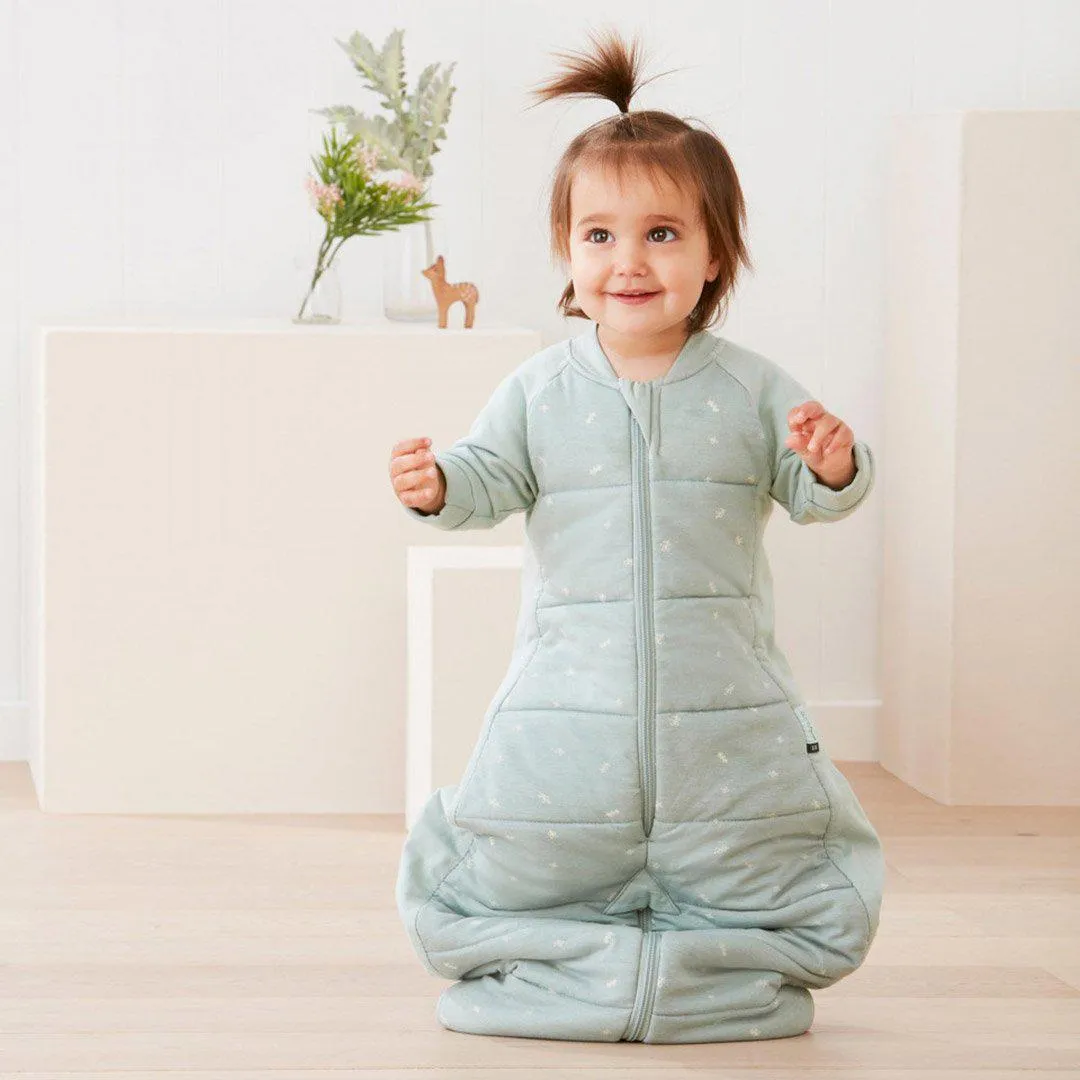 ergoPouch Organic Long Sleeved Sleepsuit Bag - Sage - TOG 3.5