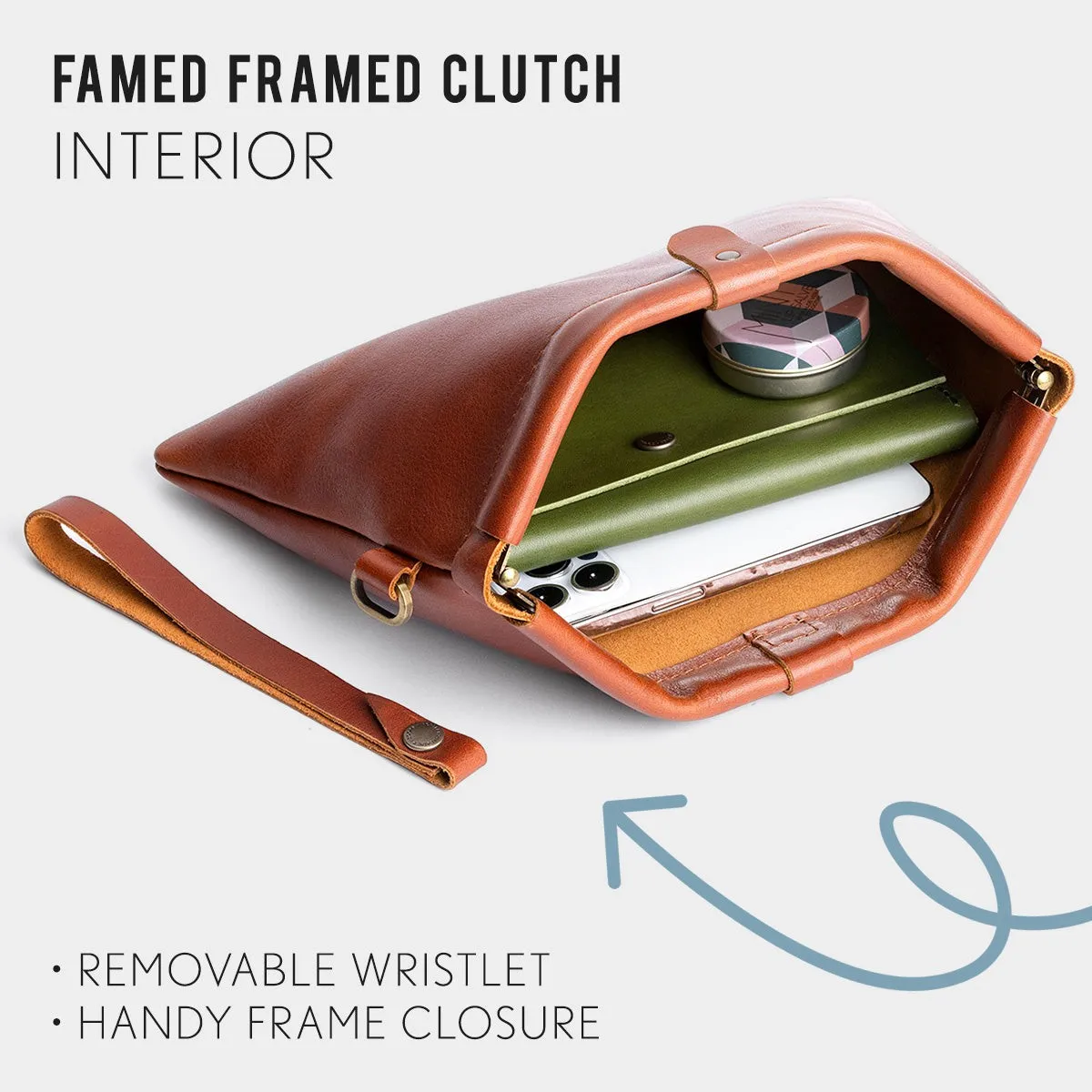 Famed Framed Clutch