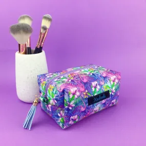 Flamingo Fiesta Medium Box Makeup Bag