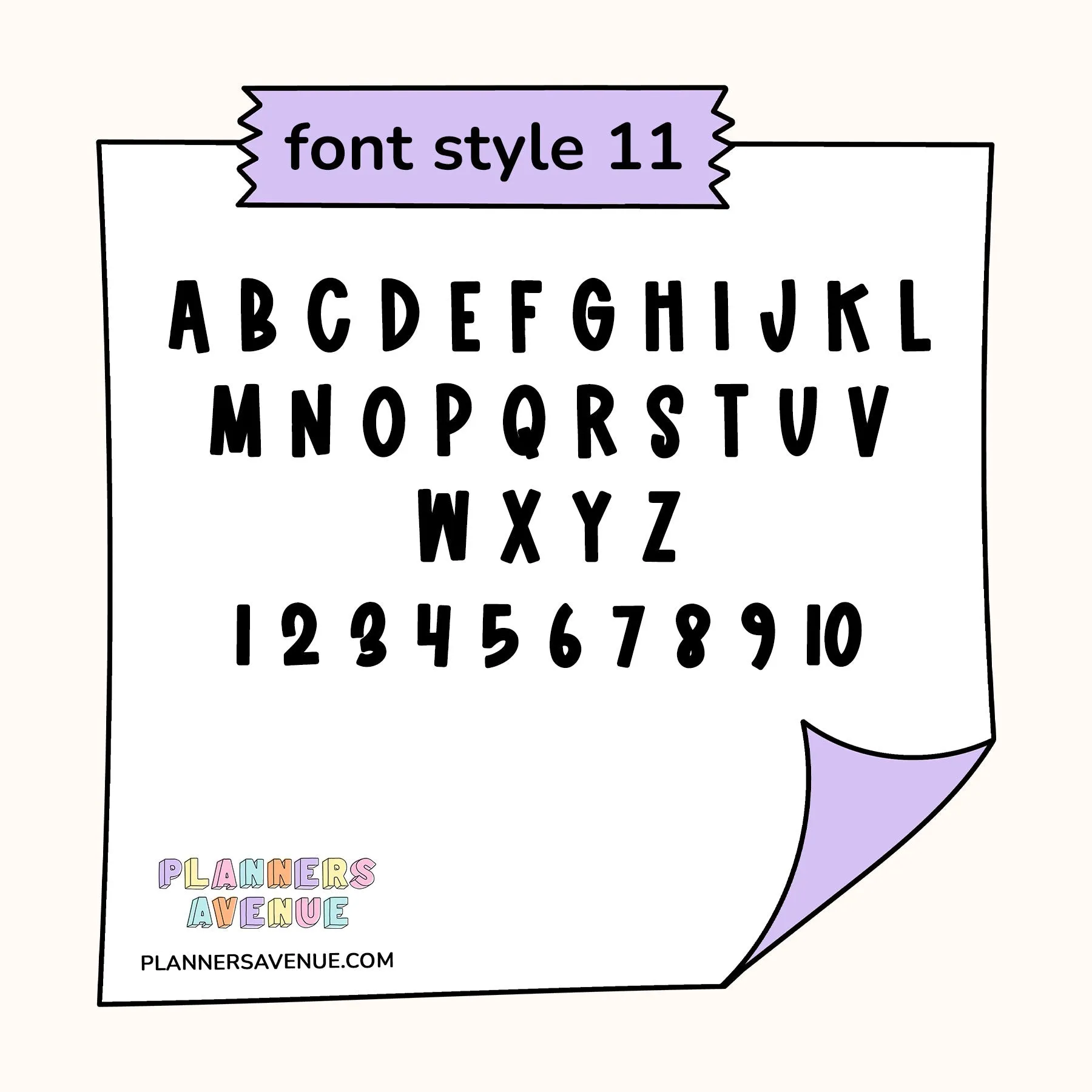 Foil Custom Text Word Planner Stickers | 2 Sizes Single Line