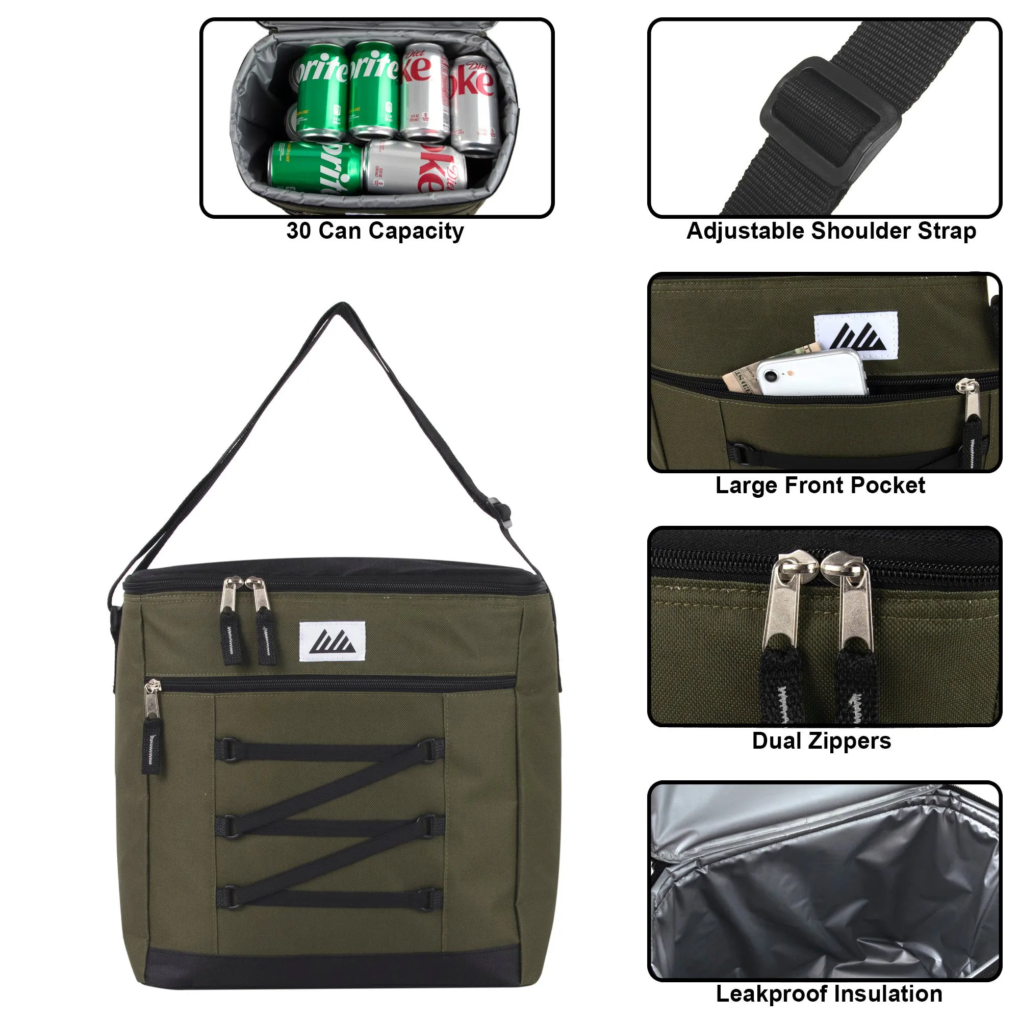 Fridge Pak 30 Can Bungee Cooler Bag