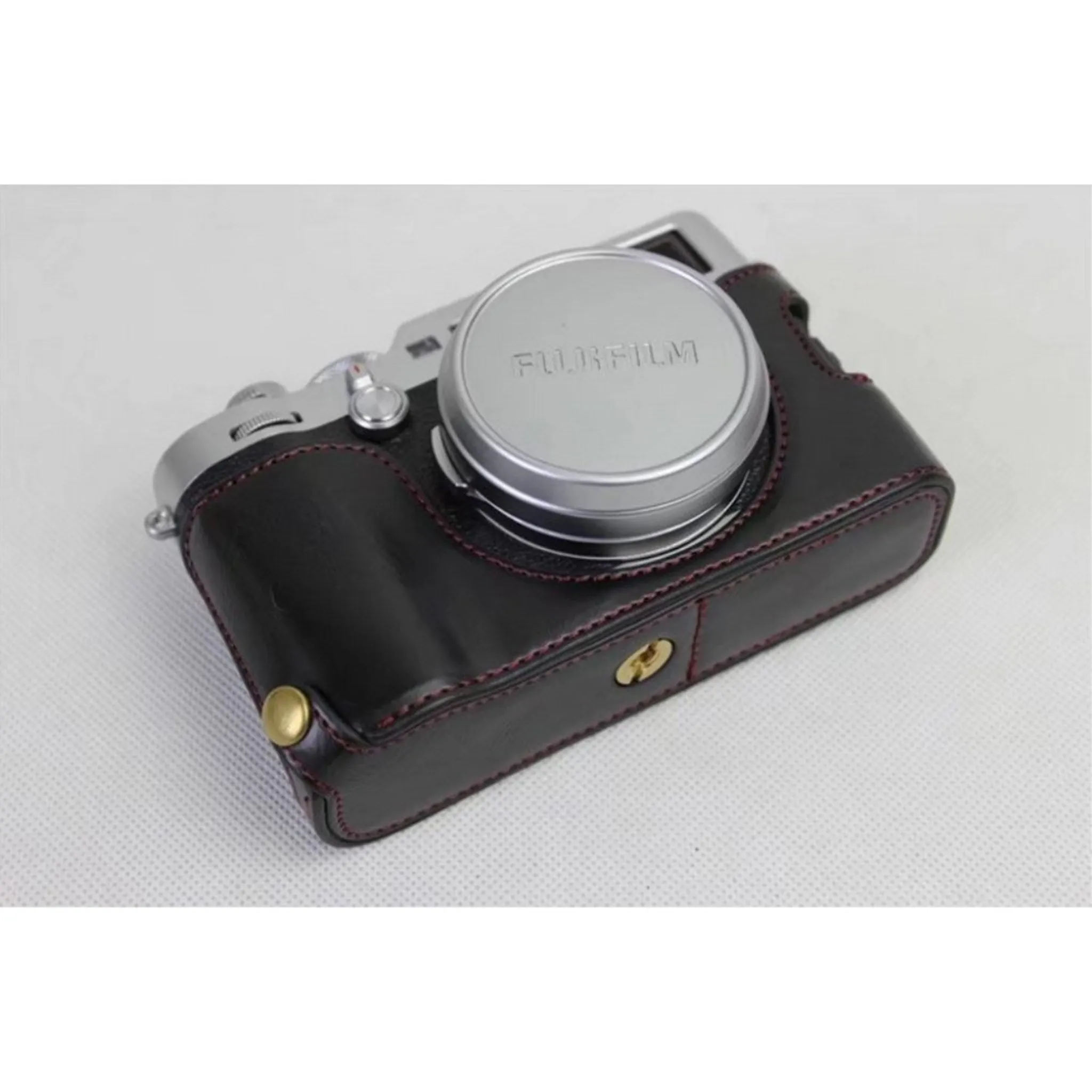 Fuji X100 / X100F / X100S leather protective case - Black