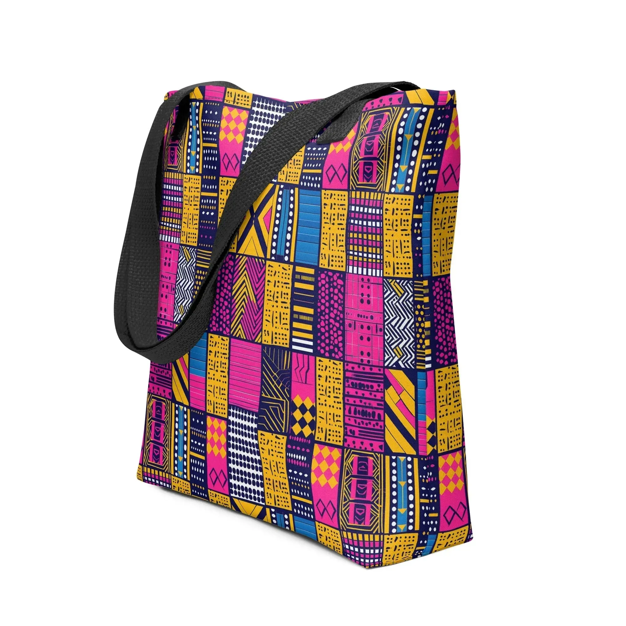 Ghanaian Kente Cloth Tote Bag