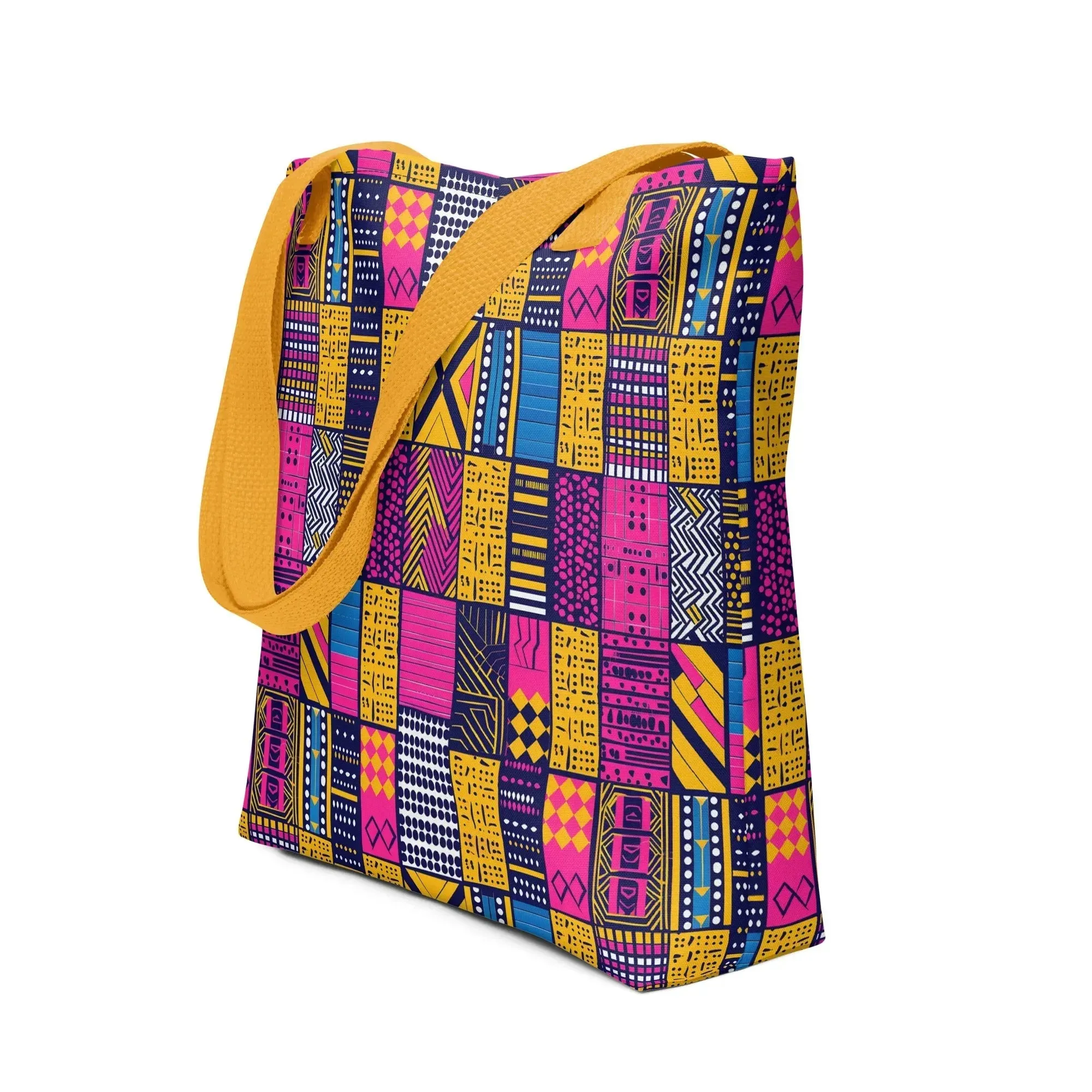 Ghanaian Kente Cloth Tote Bag