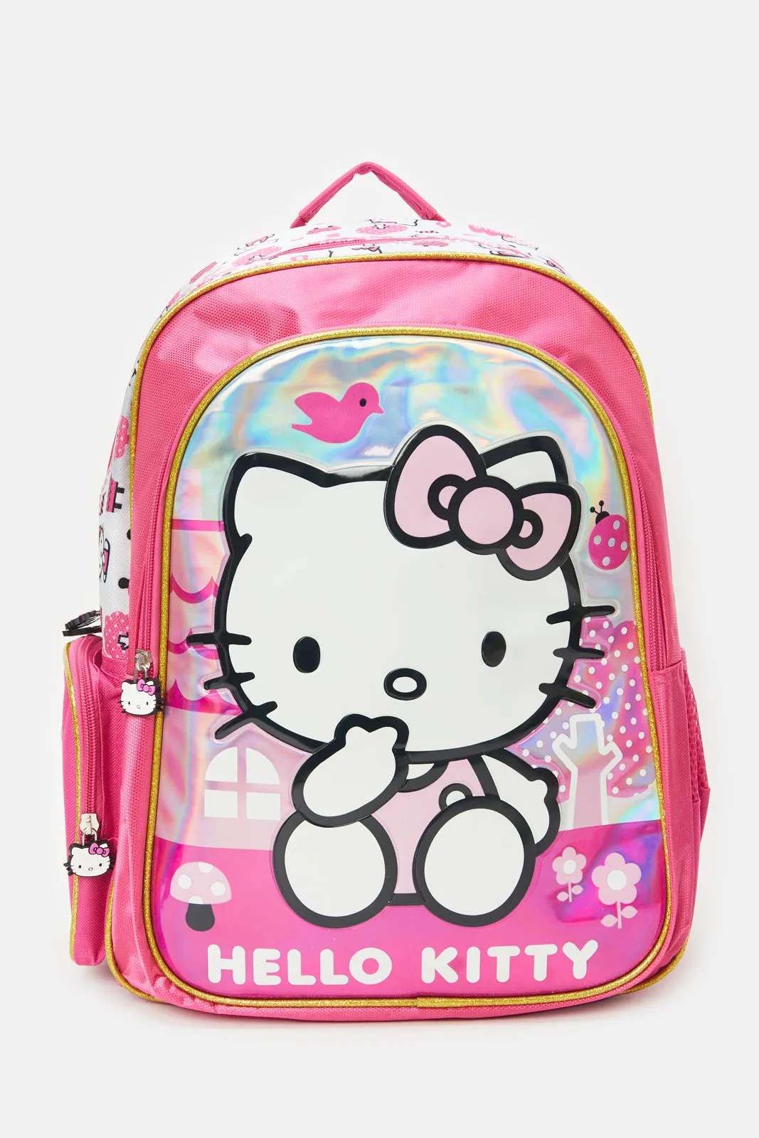 Girls Pink Hello Kitty Backpack (16 Inch)