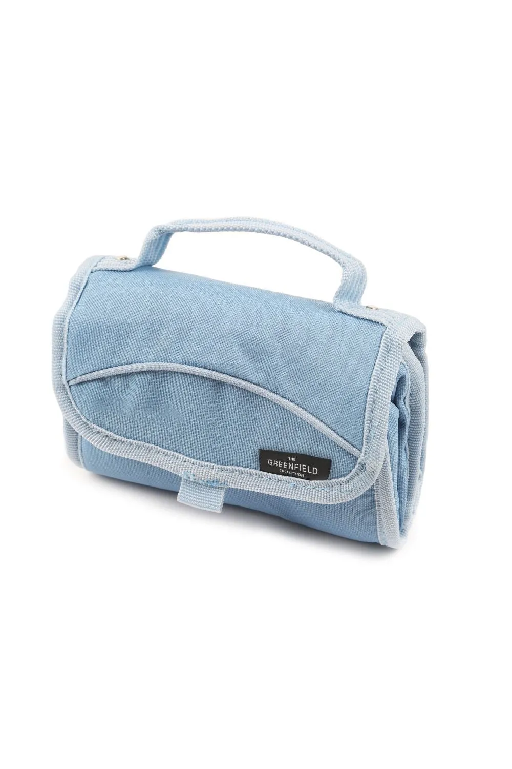 Greenfield Collection Sky Blue Folding Lunch Cool Bag