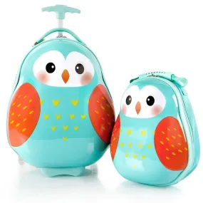 Heys Travel Tots Owl Luggage & Backpack Set