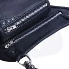 HL80191BLACK Thigh Bag made of Leather used as a drop leg bag