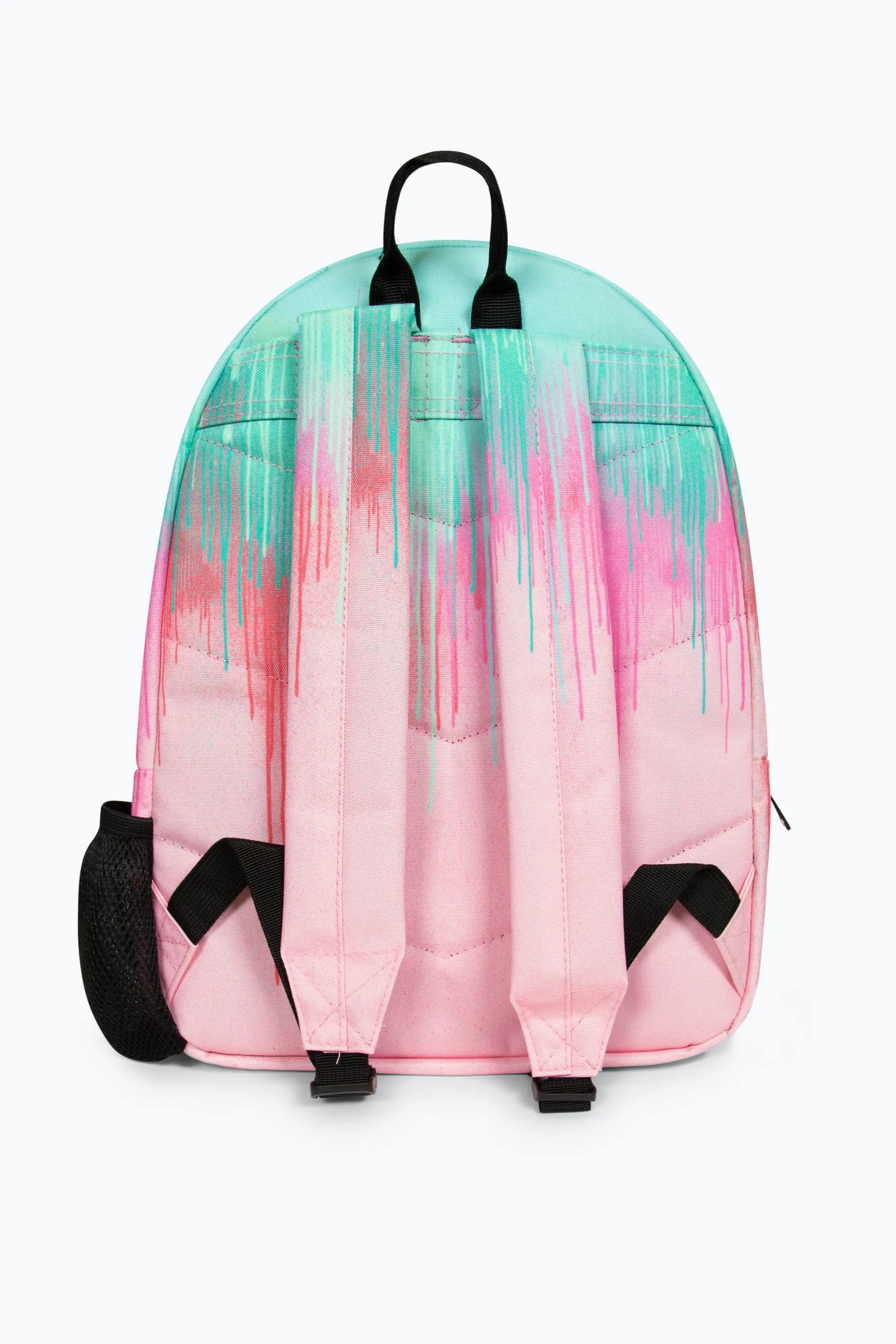 Hype Iconic Pink/Teal Pastel Drips Girls Backpack