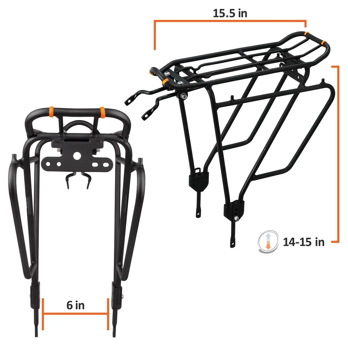 Ibera Alloy Rear Carrier (26 to 29er)