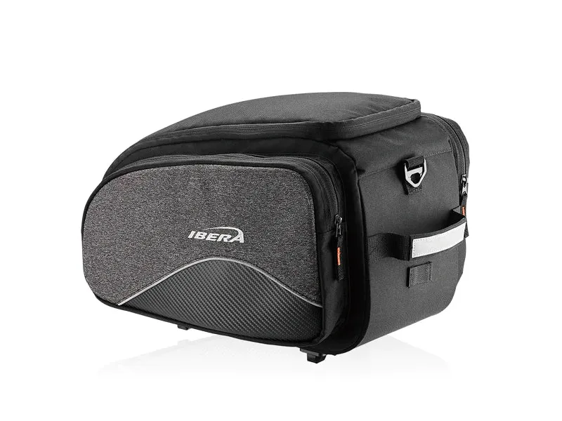 IBERA Bike MIK Trunk Bag Clip-On Rear Seat Bags | IB-BA24