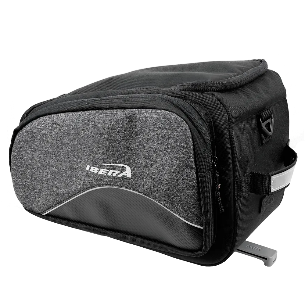 IBERA Bike MIK Trunk Bag Clip-On Rear Seat Bags | IB-BA24