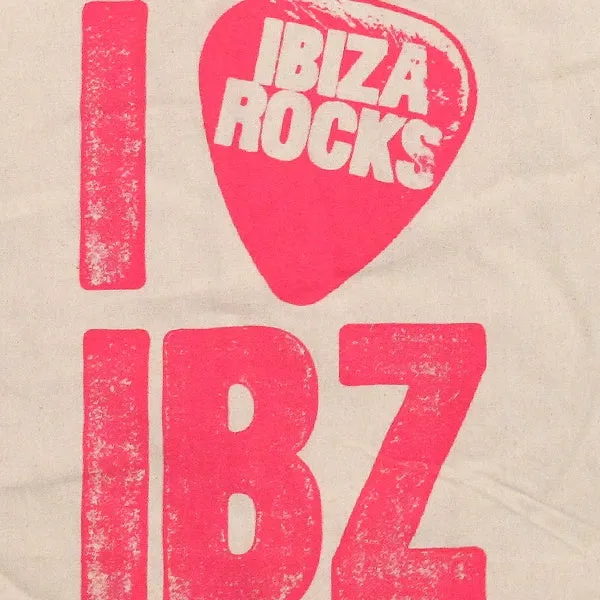 Ibiza Rocks Large Canvas Tote Beach Bag