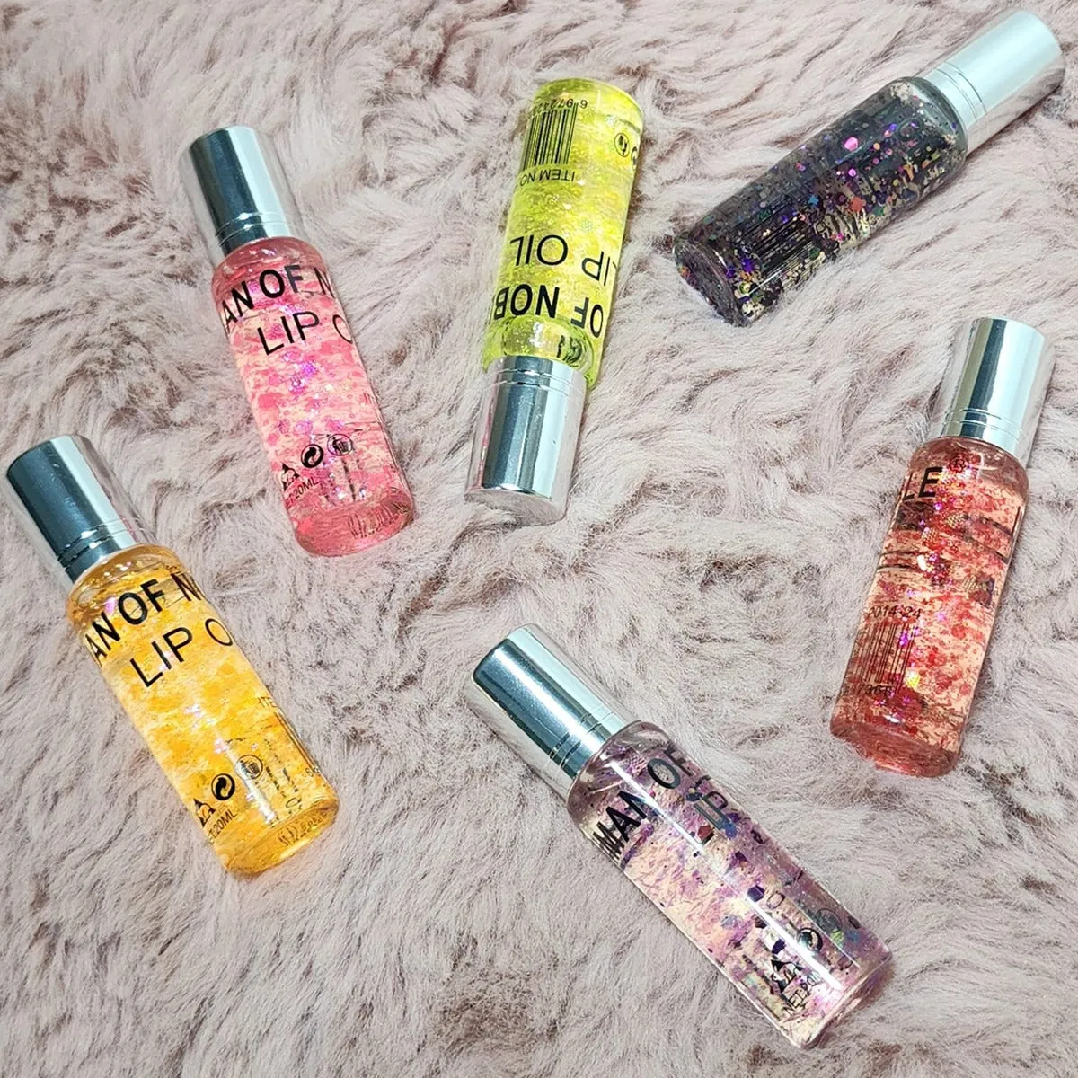 IMAN OF NOBLE Color fashion Waterproof Glitter & Lip Oil