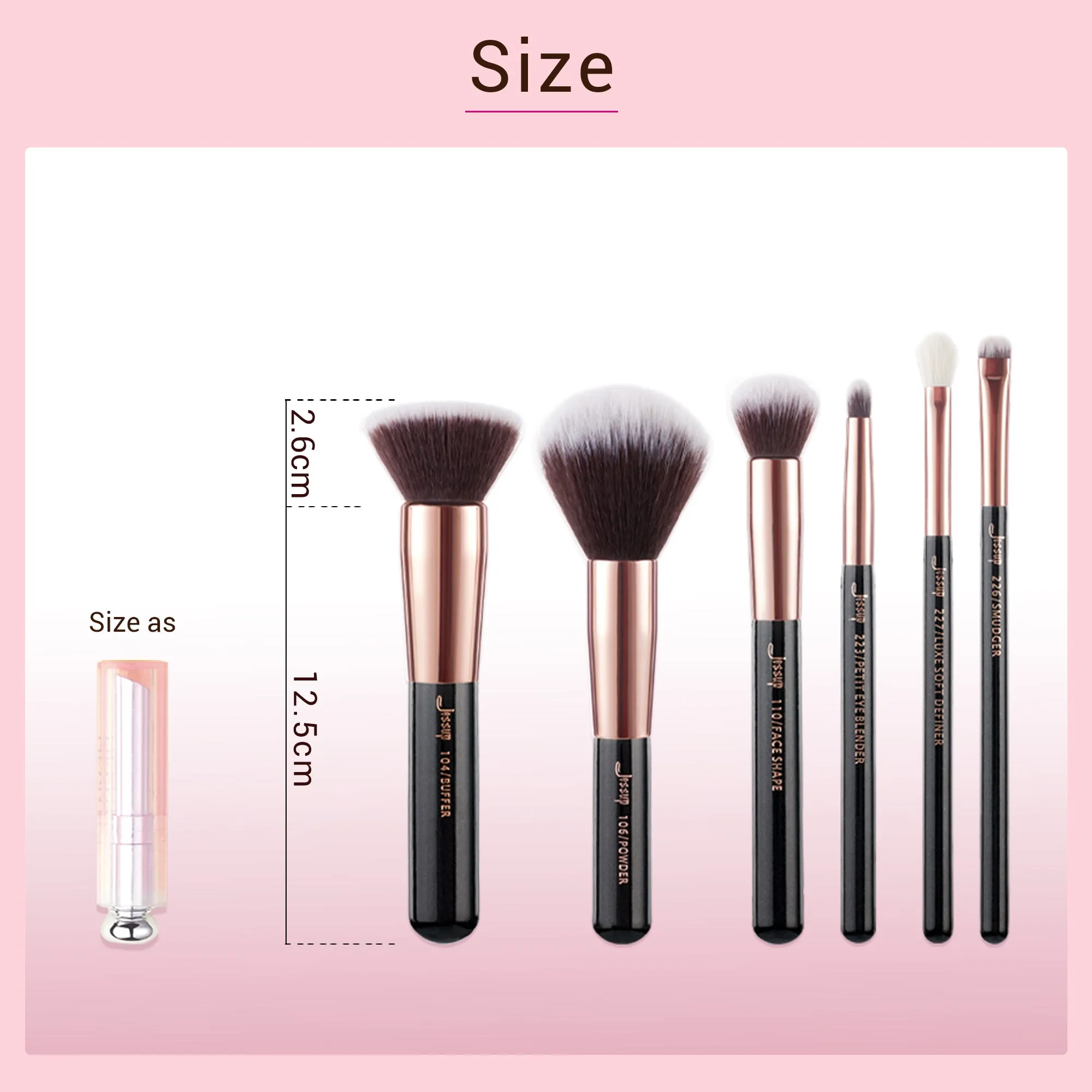 Individual 10 Pcs Basic Makeup Brush Set T156