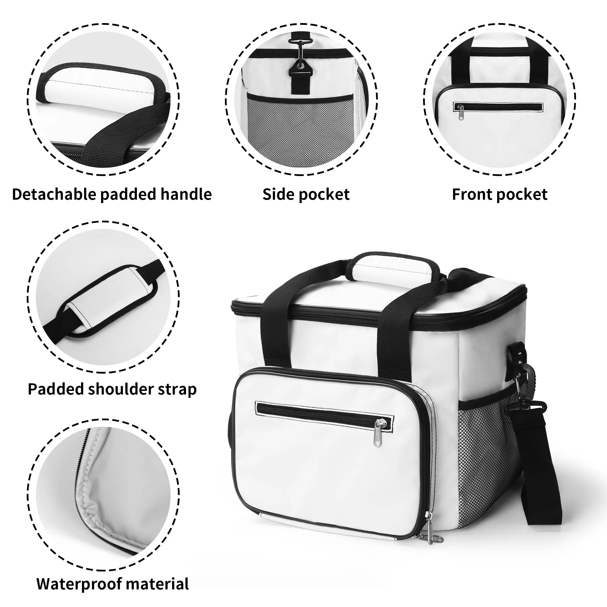 Insulated Multifunctional Leakproof Cooler Picnic Bag