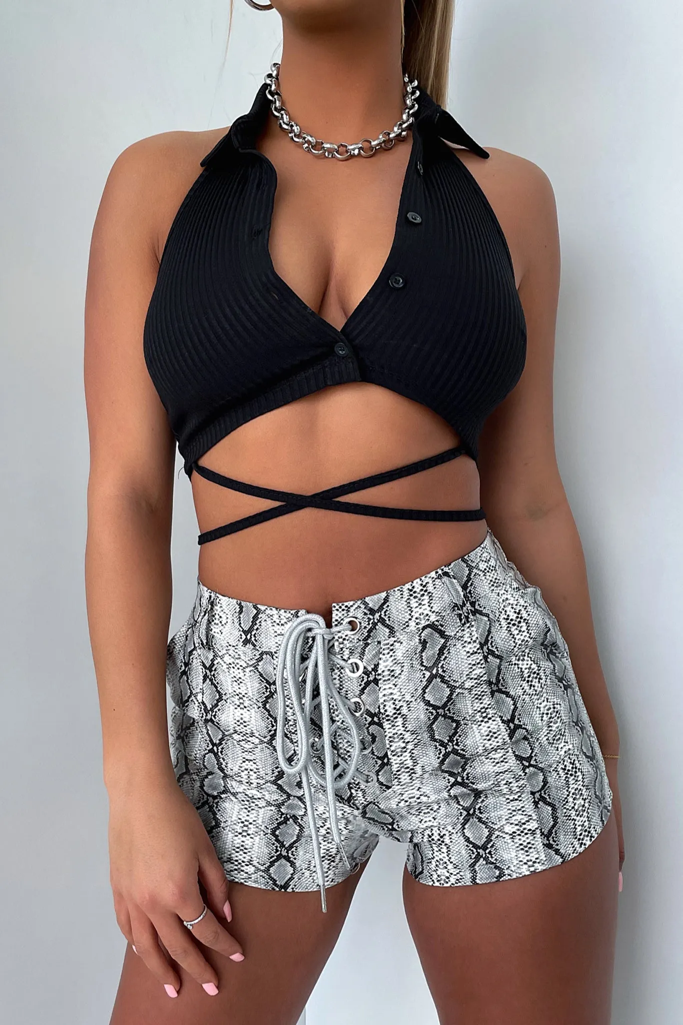 Inx Crop - Black