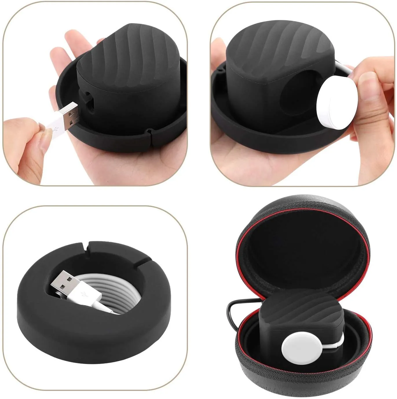 iWatch Charging Stand with Accessory Travel Case