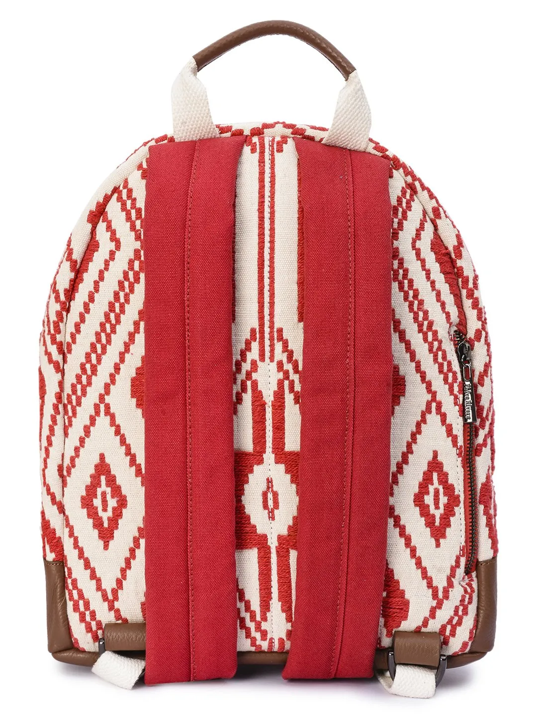 Jacquard Fabric Backpack - PRU1361