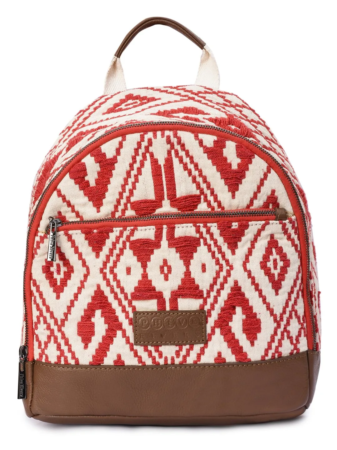 Jacquard Fabric Backpack - PRU1361