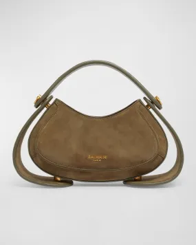 Jolie Madame Medium Top-Handle Bag in Suede