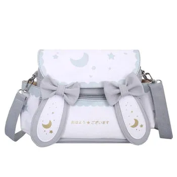 Kawaii Bunny Moon Star Plush Bag - Kawaii Bag