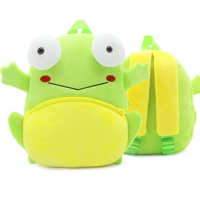 Kawaii Frog Plush Animal Backpack - Kawaii Bag