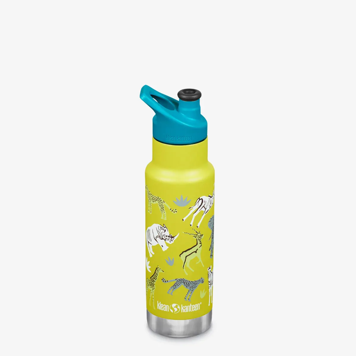 Kleen Kanteen Insulated Kid Classic Water Bottle 12oz (with kid sports cap)