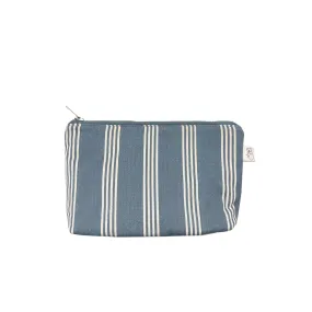 Koala Basics: Makeup Bag: Blue Ticking Stripe