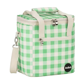 Kollab Mini Insulated Cooler Bag - Kelly Green Check