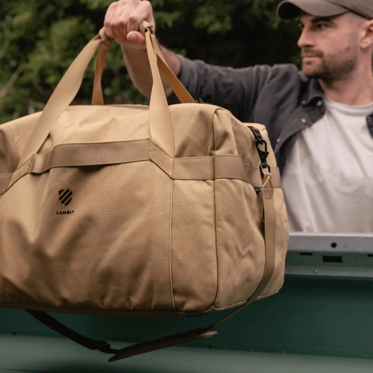 Langly : Weekender Duffle Bag : Sand