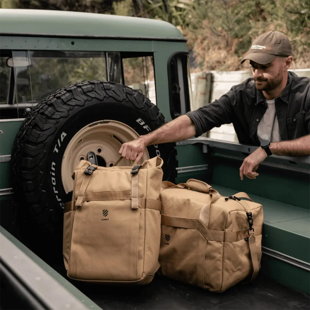 Langly : Weekender Duffle Bag : Sand