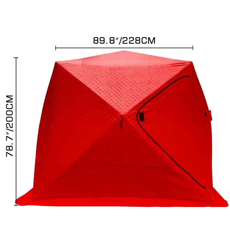 Large Portable Pop Up Ice Fishing Shelter Tent