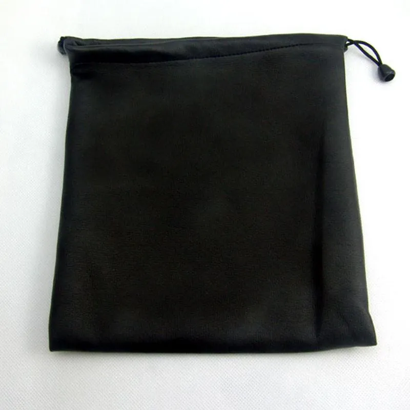 Leather Soft Storage Pouch Bag for Around Ear Headphones, free shipping