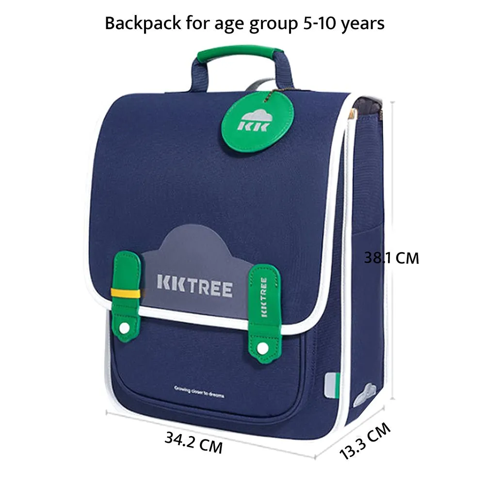 Little Surpise Box Blue Rectangle style Backpack for Kids, Large