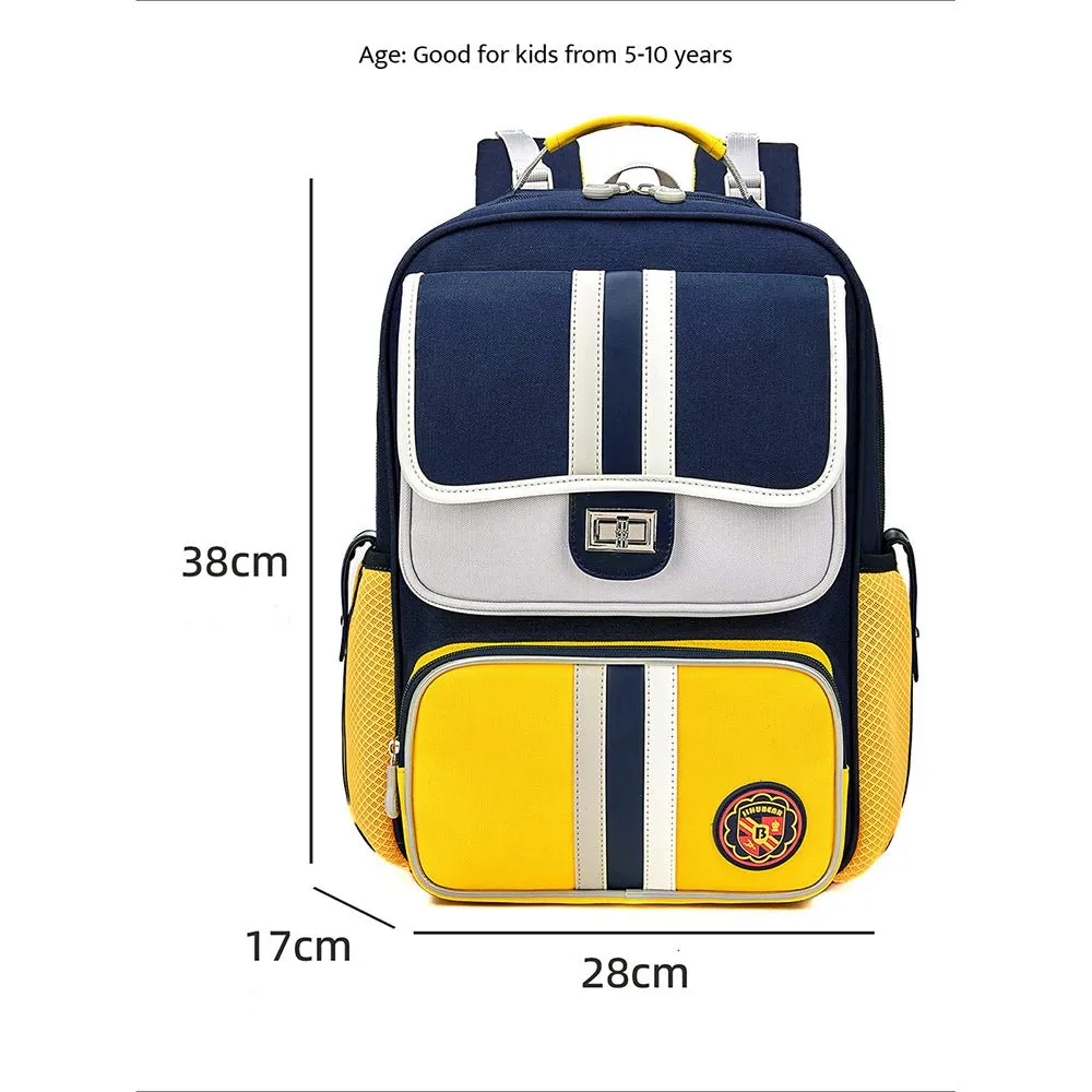 Little Surprise Box,3 stripes Ergonomic School Backpack for Kids.