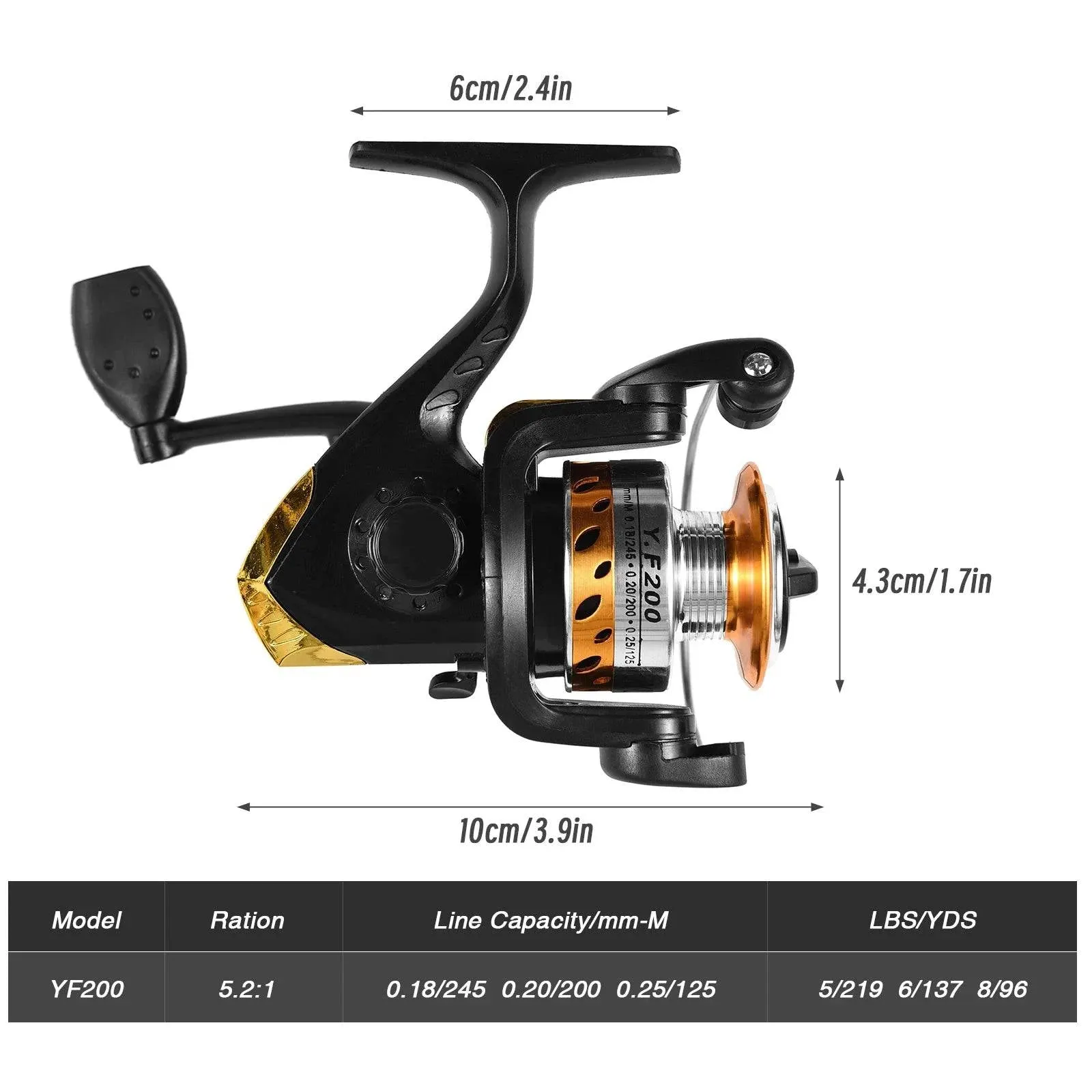 Lixada Fishing Rod Reel Combo Water Drop Set With 1.9m and 2.3m Fishing Rod Fishing Tackle with Hooks Soft Lures