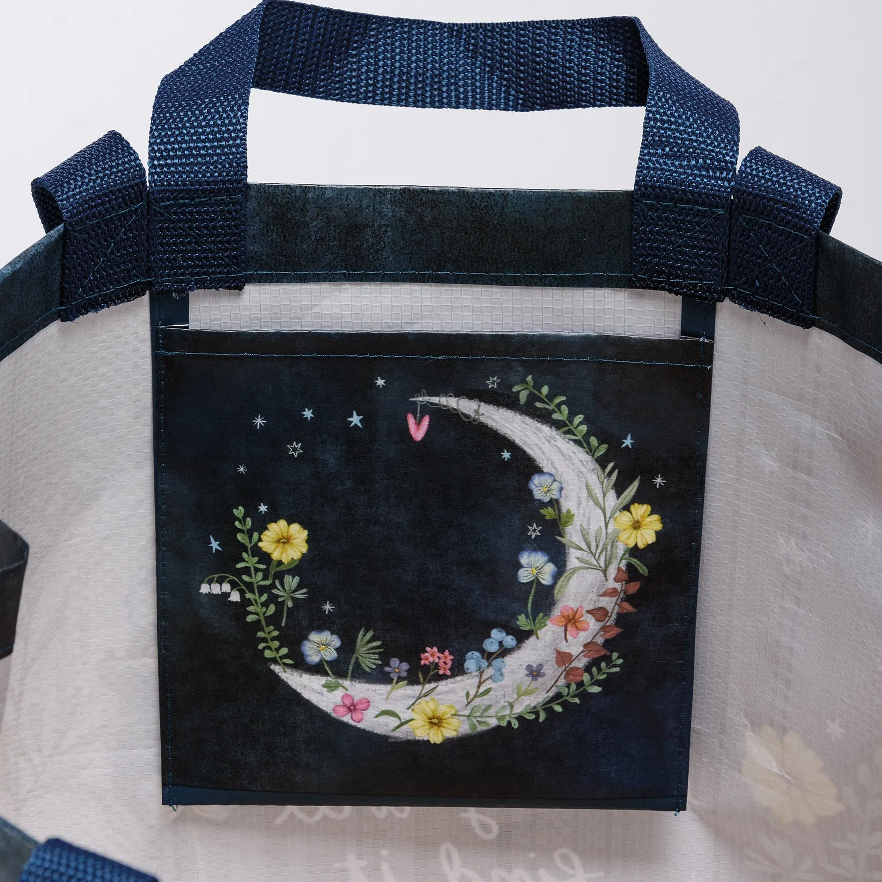 Look For Magic And Beauty Market Tote  | Daily Shopping Storage Bag | 15.50" x 15.25" x 6"